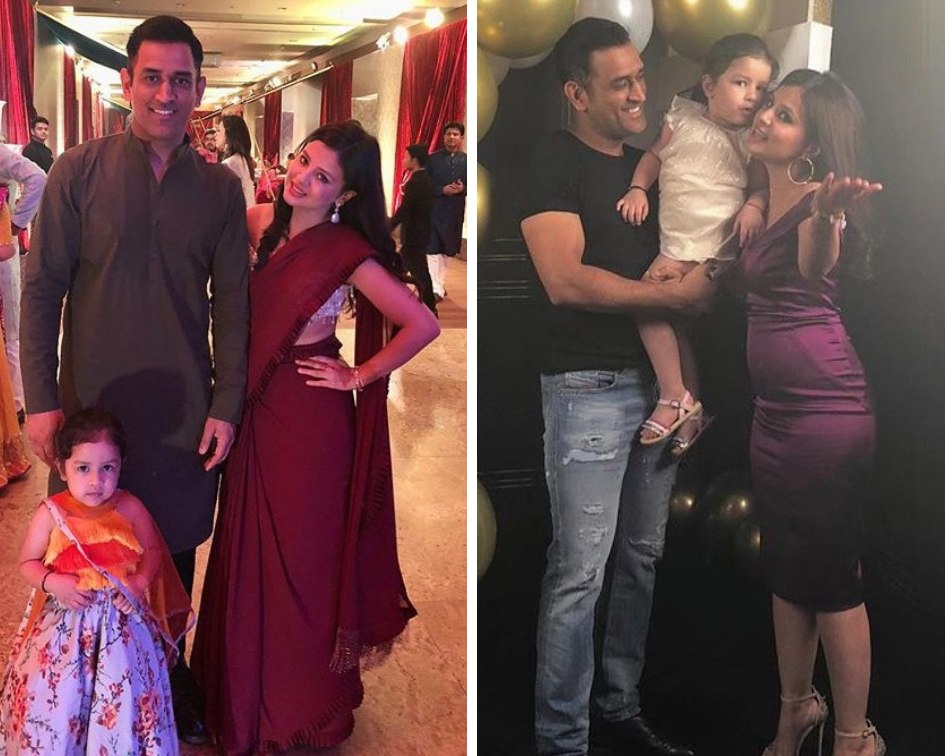 Sakshi Dhoni Family